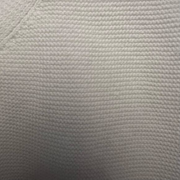 Loft White Button Up Sleeveless Knit Sweater Vest V-Neck size Medium - Picture 3 of 7